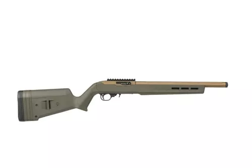 10/22 22LR BRNZ/MAGPUL OD# | 31192 /THREADED FLUTED HVY BBL