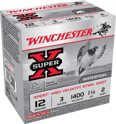 12ga 3" 1 1/4oz #2 HV Steel Shot