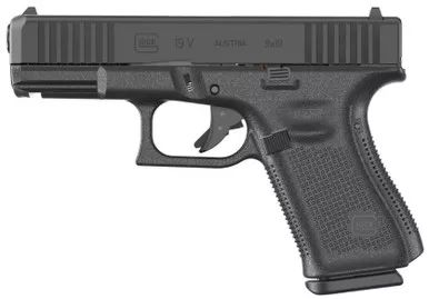 19 V 9mm 4.02" FS Black 3/15rd