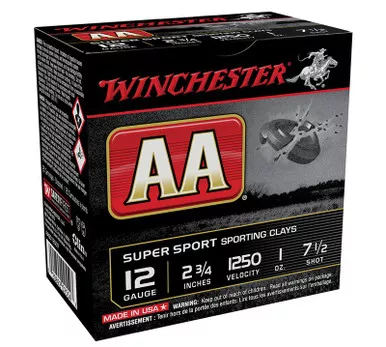 AA SptClay 12Ga 2.75", 1oz. #7.5