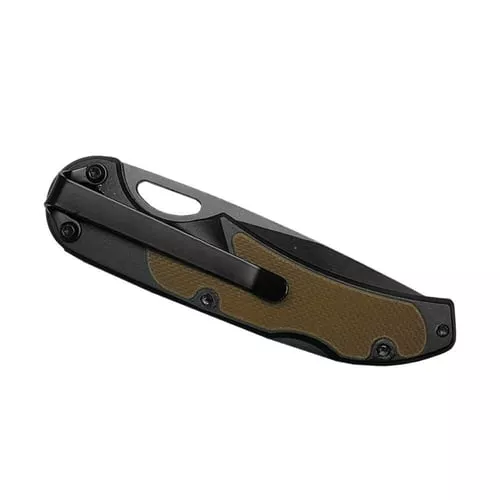 ABKT Elite Mark II Lockback Folding Knife 2-1/2 Drop Point Blade Tan