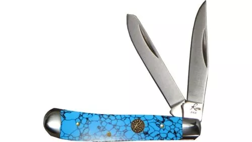 ABKT ROPER SERIES STONE PEANUT PEANUT 2-BLADE TURQUOISE