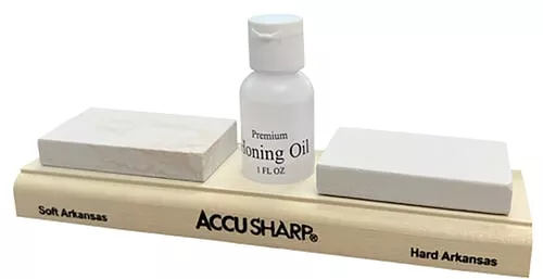 ACCUSHARP ARKANSAS WHETSTONE COMBO KNIFE SHARPENING KIT