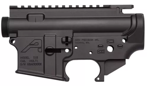 Aero Precision APCS100002S ARAR-15 AR Platform Multi-Caliber Black Hardcoat Anodized