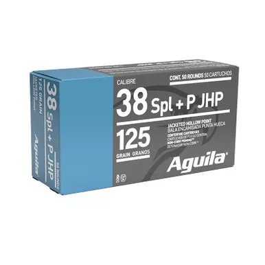 Aguila .38 SPL JHP 125GR 50/Box