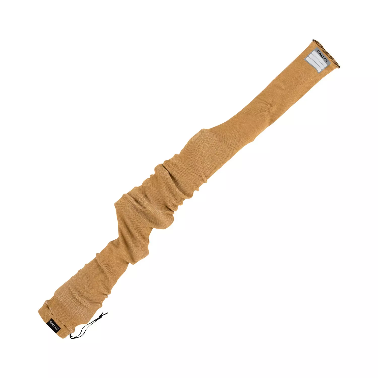 Allen Firearm Sockmade of Coyote Silicone-Treated Knit with Custom ID Labeling Holds Rifles with Scope or Shotguns 52 L x 3.75" W Interior Dimensions"