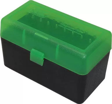 Ammo Box 50 Round 223 Flip Top Grn/Black