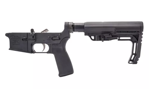 Anderson AM-15 Forged Complete AR Lower - Black | MFT Buttstock