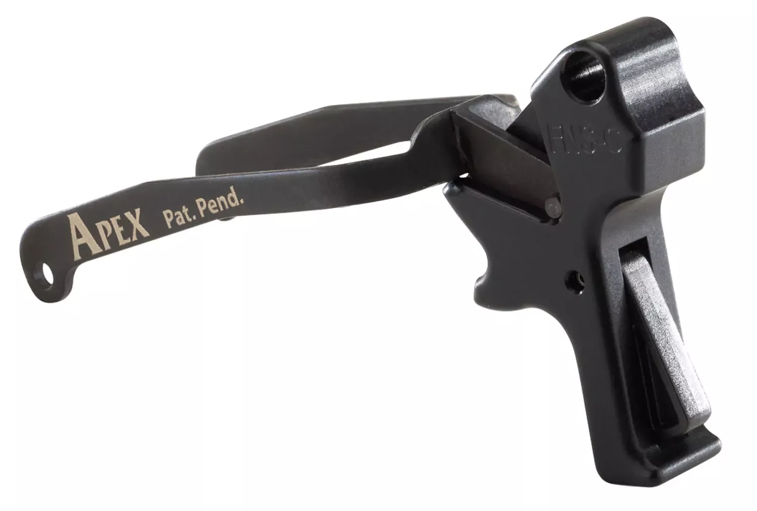 Apex Tactical Action Enhancement Trigger Kit Drop-in Trigger with 5.50 lbs Draw Weight & Black Finish for FN FNS & FNS Longslide