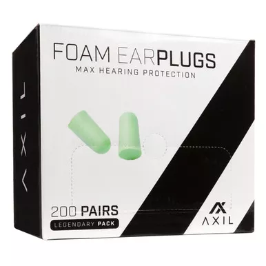 Axil Foam Earplugs 200 Pair