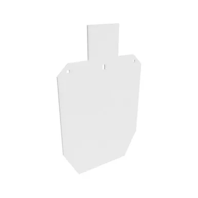 B/C FULL IPSC SILHOUETTE TARGET WHT