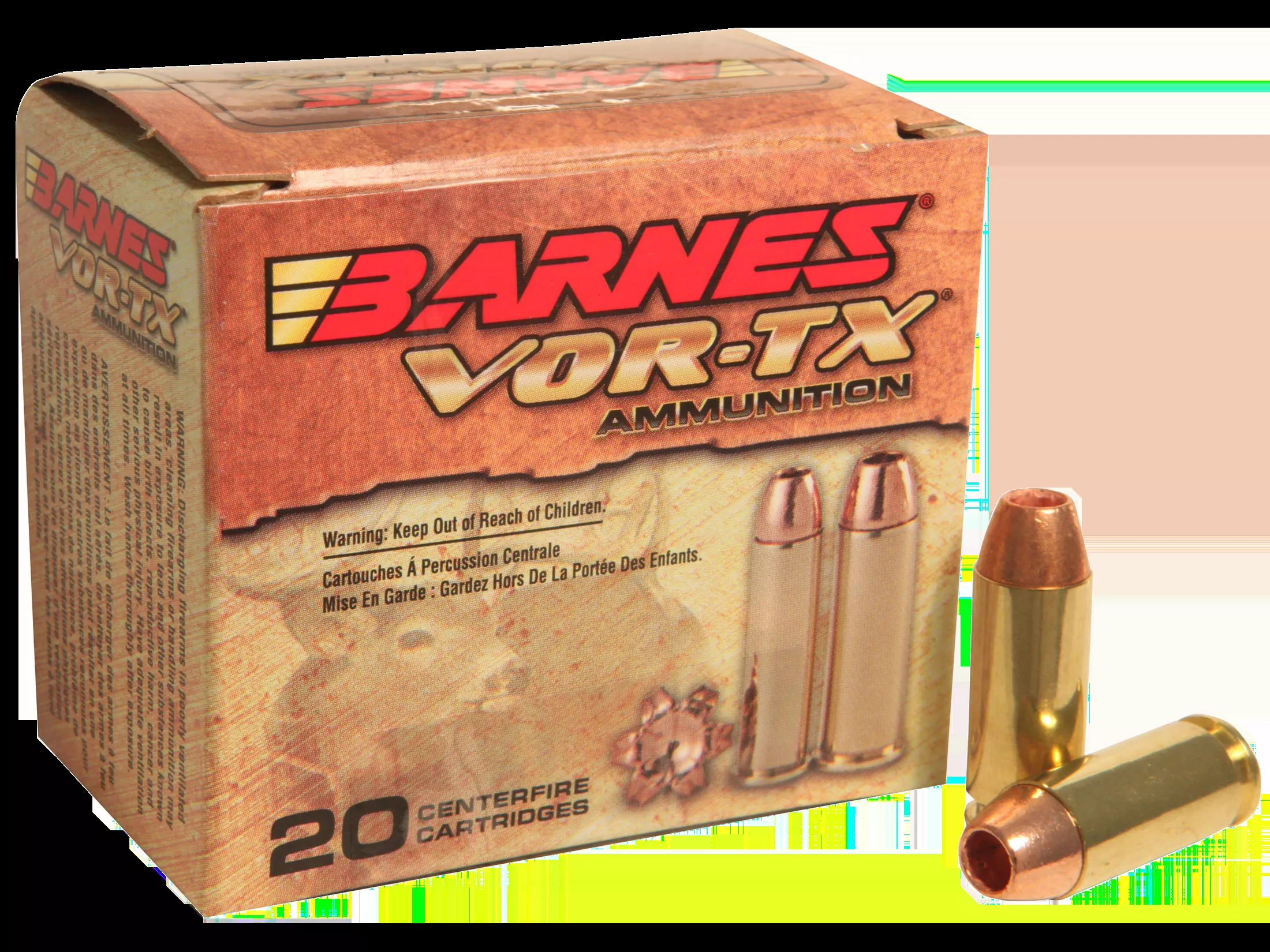 Barnes Bullets VOR-TX 10mm Auto 155 Gr XPB 20/Box