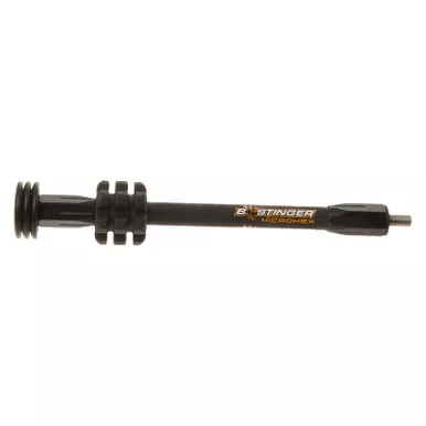 BEE STINGER MicroHex 8in Matte Black Stabilizer (MHX08MB)