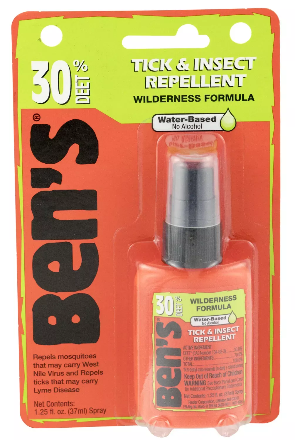 Ben's 30 Odorless Scent Spray Bottle 1.25 oz.