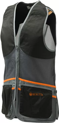 Beretta Men's Full Mesh Vest Black/Grey X-Large