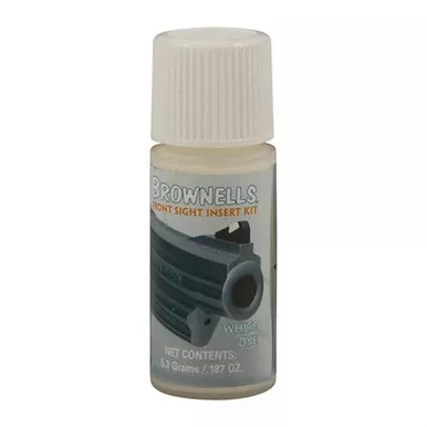 Brownells Front Sight Pigment White 0.19 oz