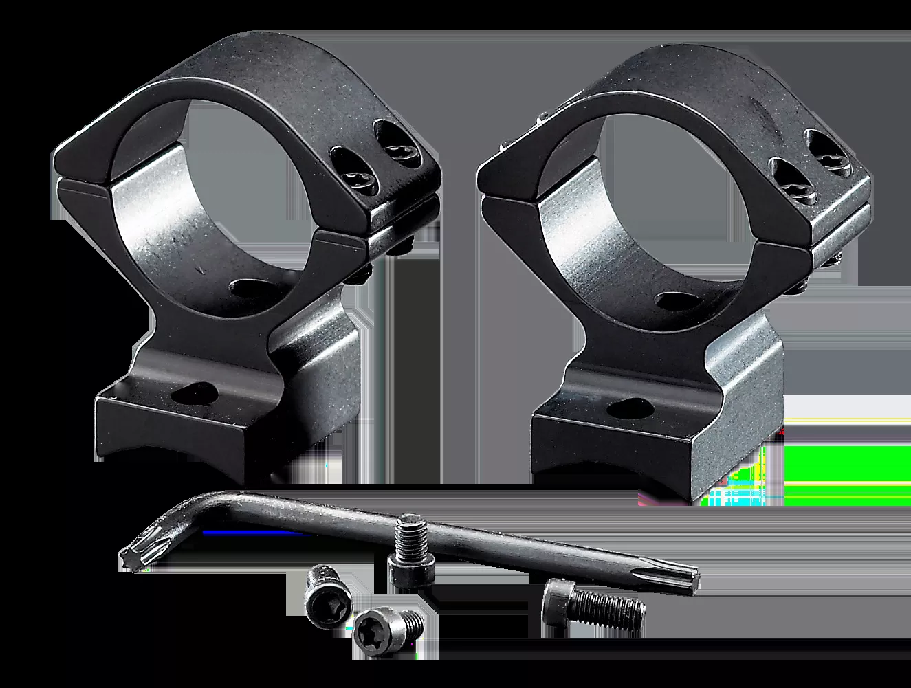 Browning 12671 Integrated Scope Mount System Scope Ring Set Browning BAR/BLR Medium 30mm Tube Matte Blue Aluminum