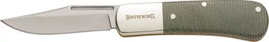Browning Folding Knife 2.5" Blade Olive Handle