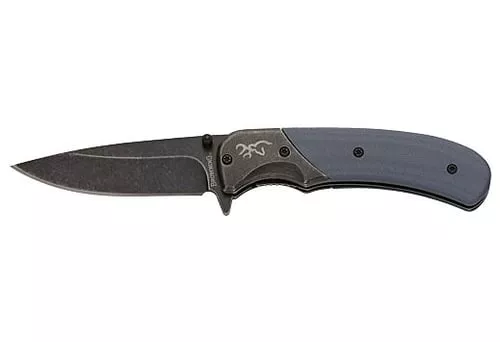 BROWNING KNIFE THE RANGE 2.75" ASSISTED OPENING BLACK/BLUE