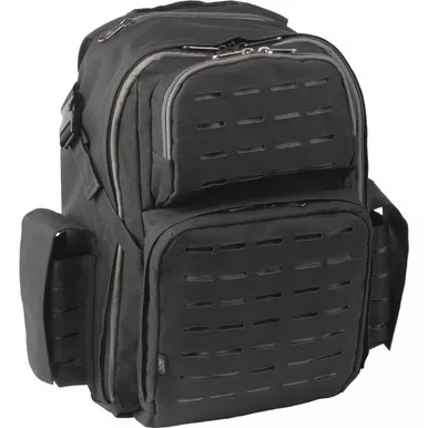 BULLDOG CASES Tactical Range "Go" Black Back Pack (BDT409B)