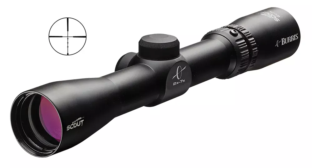 Burris ScoutMatte Black 2-7x 32mm 1" Tube