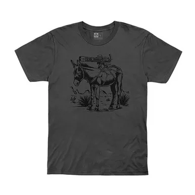 Burro Cotton T-Shirt XL Charcoal
