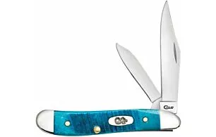 CASE KNIVES CARIBBEAN BLUE BONE SAWCUT JIG PEANUT