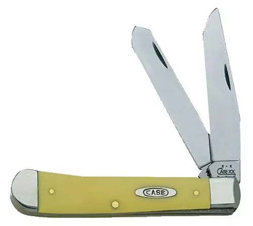 CASE KNIVES YELLOW SYNTHETIC SMOOTH TRAPPER