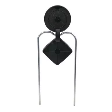 Champion Duraseal Spinner Target Double Gong Black