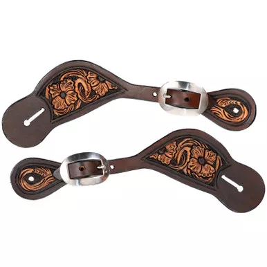 CIRCLE Y Men's Smooth Operator Spur Straps (1093-30-SV)