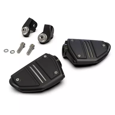 CIRO Twin Rail Footrests w/ Driver Adapters for Gold Wing
