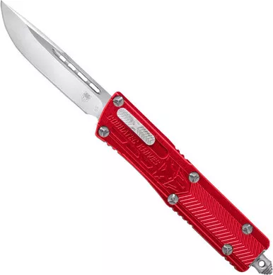 Cobratec Sidwinder OTF Knife, 2.5" Blade, Red
