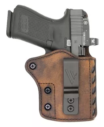 Covert Holster Hybrid IWB Poly/Brn Size 4 3.0"