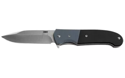 CRKT IGNITOR SILVER 3.48" PLN EDGE ASSTD OPENING SATIN/G10