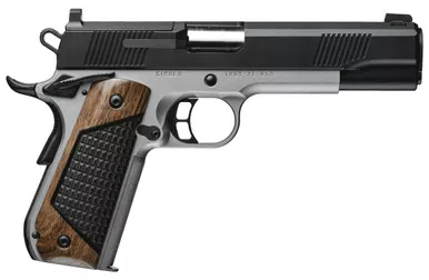 Custom Two-Tone 9mm 5" OR Blk/SS G10 9-rd