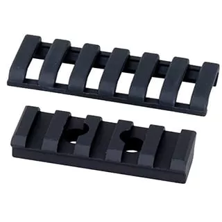 DIRECT THREAD FALCON RAIL PICATINNY ALUMINUM BLACK 2"