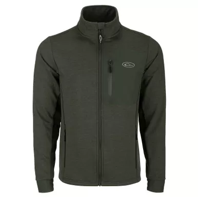 DRAKE Men's Hybrid Olive Heather Windproof Jacket (DS2055-OLH)