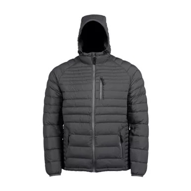 EBERLESTOCK McCall Gunmetal Down Hooded Jacket (MHT)