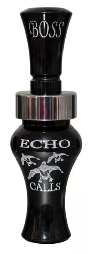Echo Calls 80002 BossOpen Call Single Reed Mallard Sounds Attracts Ducks Black Acrylic