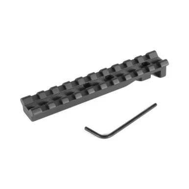 EVOLUTION GUN WORKS Ruger Revolver Black Picatinny Rail Scope Base (49000)