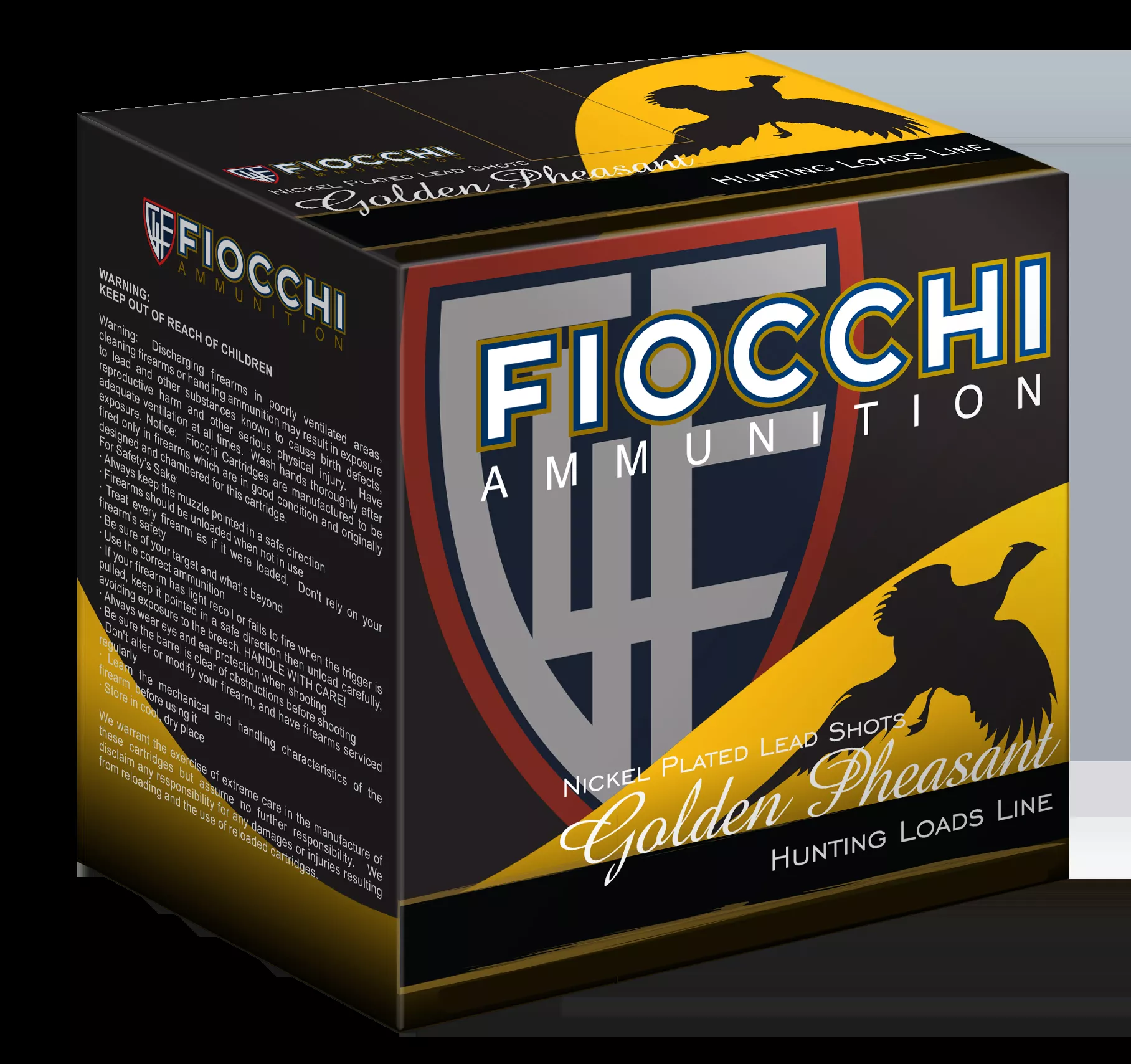 Fiocchi Golden Pheasant 12ga3" 1-3/4oz #6 25rd