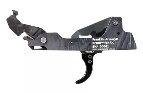 Franklin Armory BFSIII AK-C1 Binary Firing System III Trigger - For most AK platforms | Curved Trigger