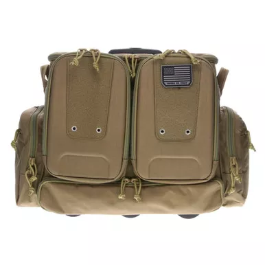 G*OUTDOORS Tactical Tan Rolling Range Bag (GPS-T2112ROBT)