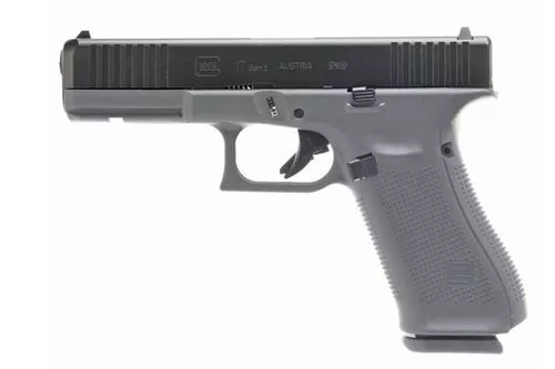 G17 G5 9MM 10+1 4.49" FS GRAY | 3-10RD MAGS | FRONT SERRATIONS