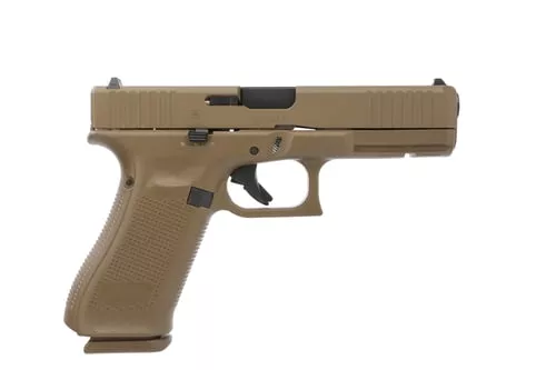G17 G5 9MM 17+1 FS FULL FDE | 3-17RD MAGS | FRONT SERRATIONS