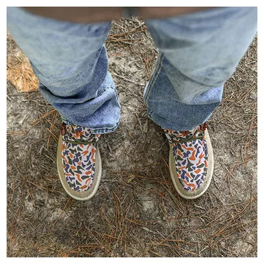 GATOR WADERS Men's Camp Old School Camo Shoes (CS77M