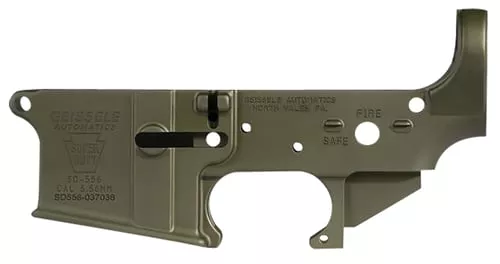 Geissele AutomaticsSuper Duty Stripped Lower Receiver OD Green for AR-15