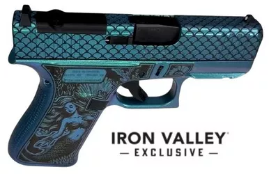 GLOCK 43X MOS 9mm 3.41" Mermaid 10rd IVS