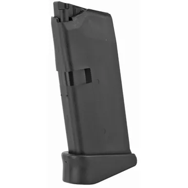 Glock G43 9mm Luger 6-Round Black Polymer Extended Magazine