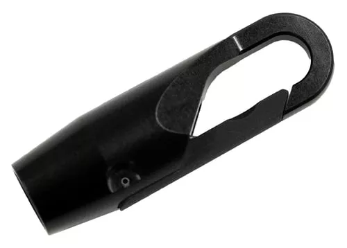 GrovTec US Inc GTSW269 Snap Hook Swivel Adapter Push Button Black